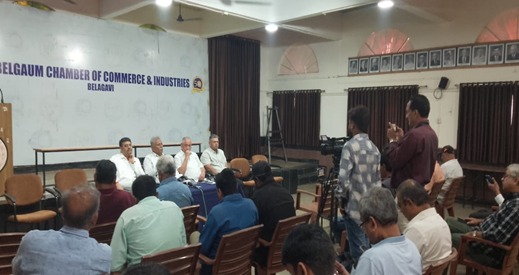 Press meet to protest the recent decline in local air connectivity